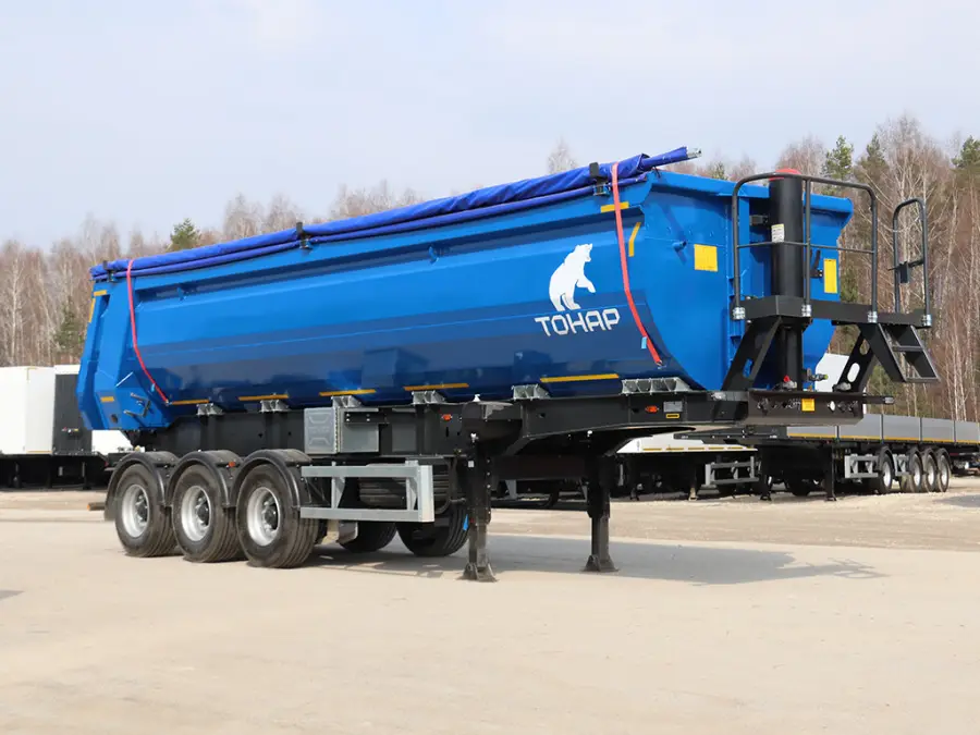 Полуприцеп с задней разгрузкой SH3-33 (95892) - высота ССУ 1200