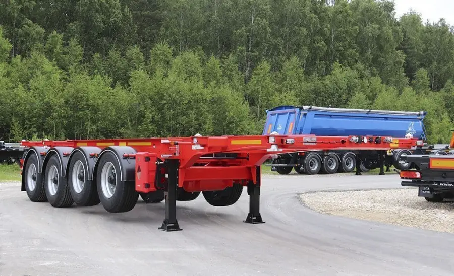 Полуприцеп-контейнеровоз Тонар К4-20/30 (9988) (ДОПОГ)